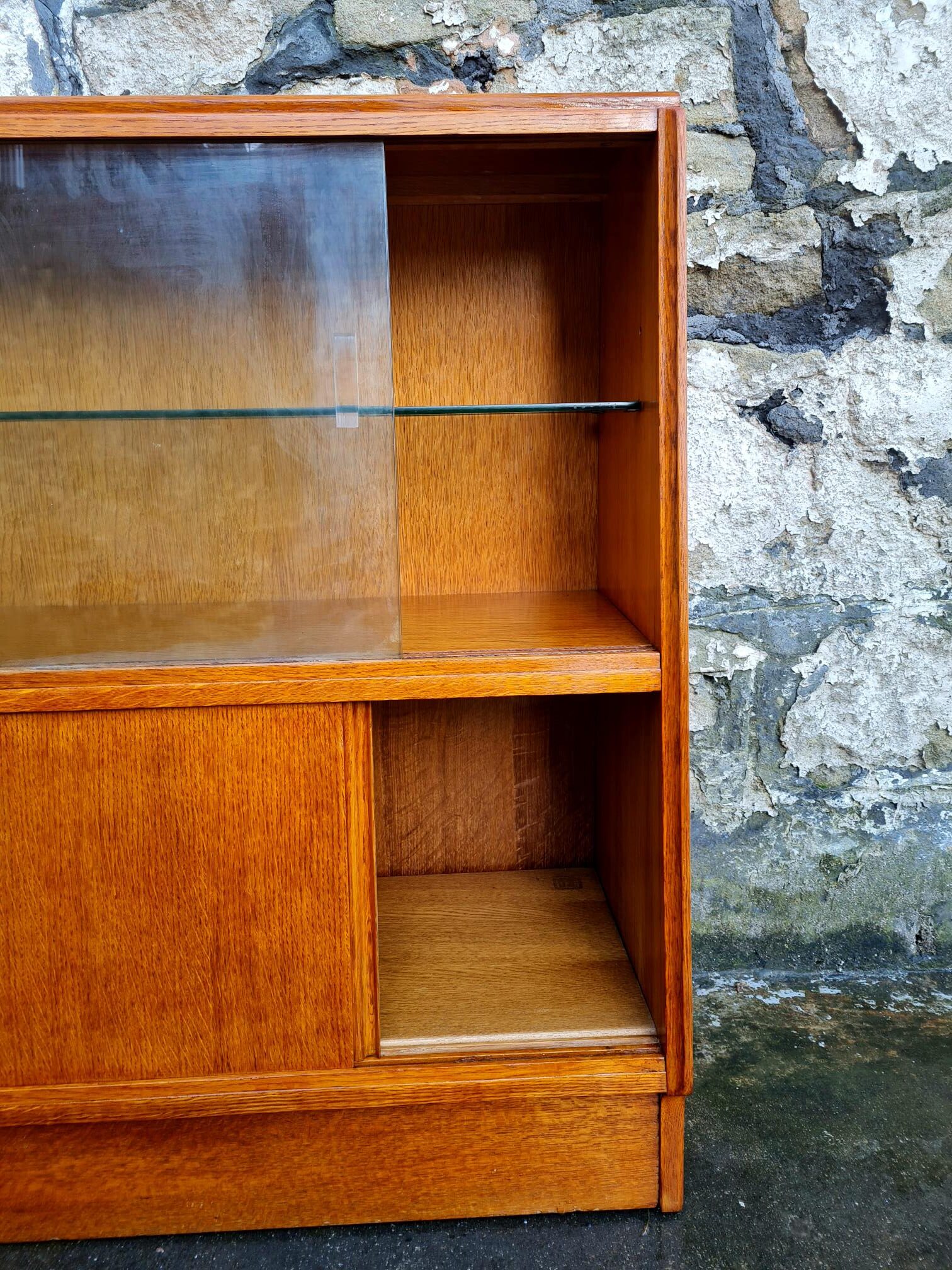 G Plan Brandon Range Oak Display Cabinet Mid Century Vintage Retro Storage Furniture