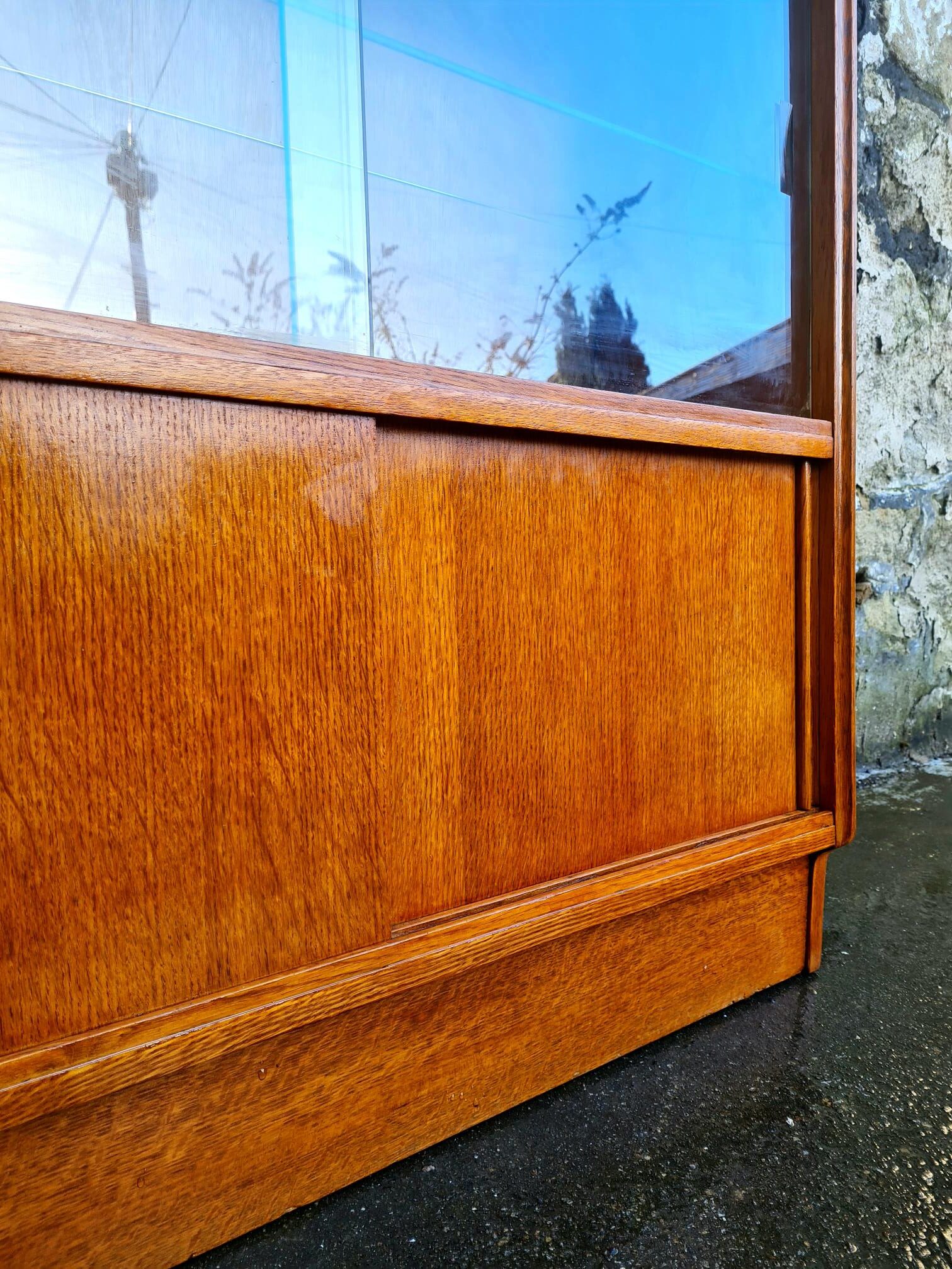 G Plan Brandon Range Oak Display Cabinet Mid Century Vintage Retro Storage Furniture