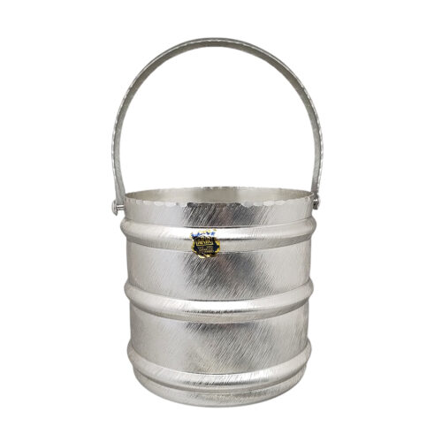 1960s Elegant Champagne Ice Bucket by Arir in Aluminium. Made in Italy