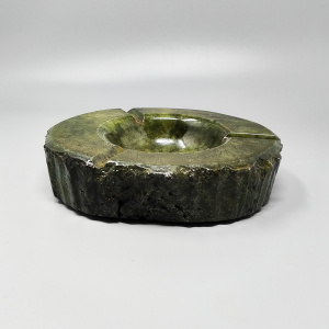 1960s Gorgeous Green Alabaster Smoking Set by Romano Bianchi