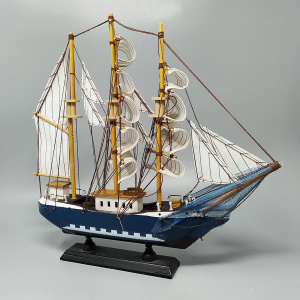 1970s Astonishing Belem Model Ship. Handmade. Made in England