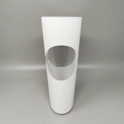 1970s Astonishing White Space Age vase by Linea Glass. Made in Italy - Image 3