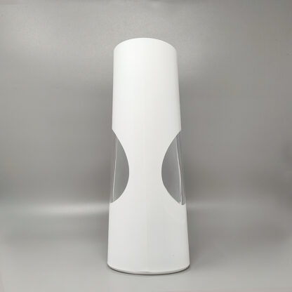 1970s Astonishing White Space Age vase by Linea Glass. Made in Italy - Image 7