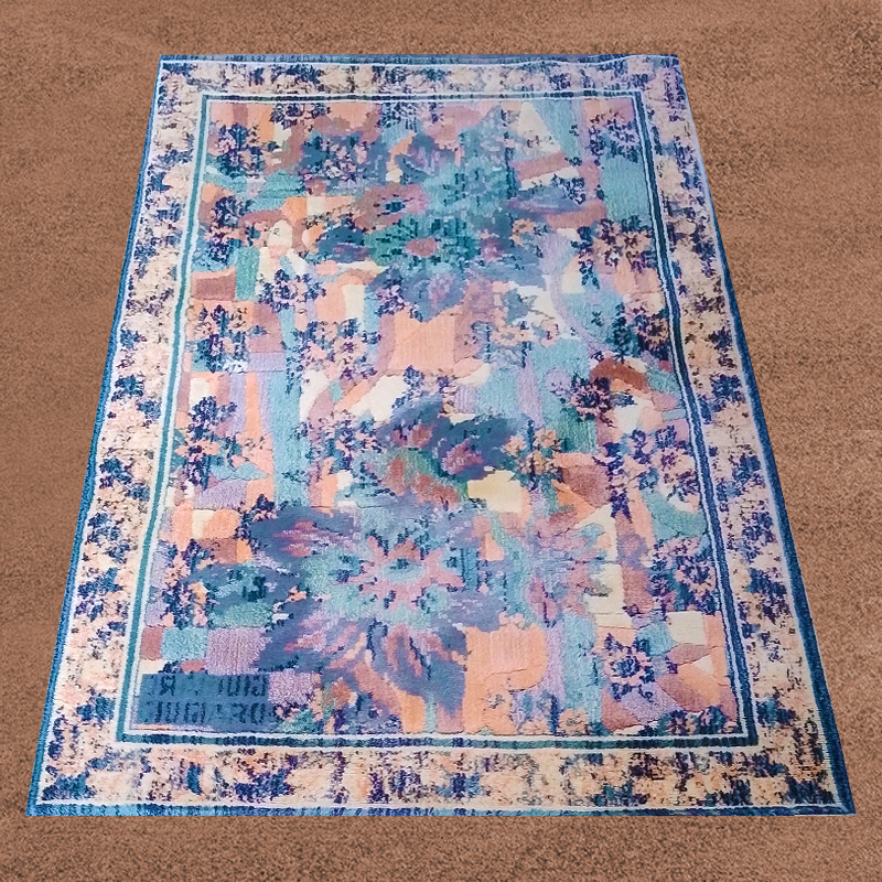 1990s Gorgeous Rug by Giorgetto Giugiaro for Paracchi. Pure wool. Made in Italy