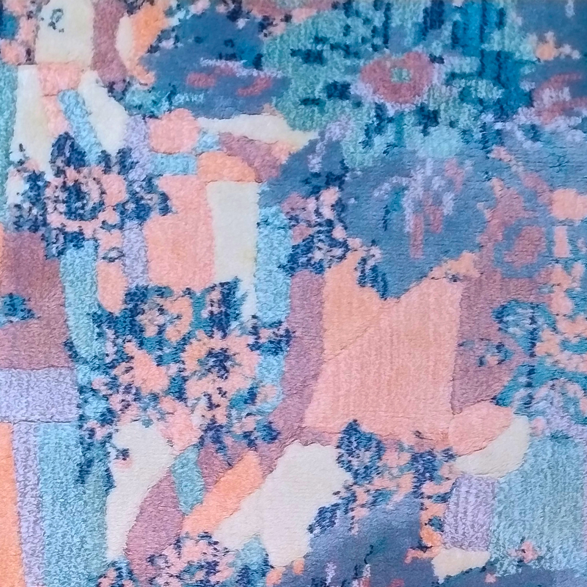 1990s Gorgeous Rug by Giorgetto Giugiaro for Paracchi. Pure wool. Made in Italy