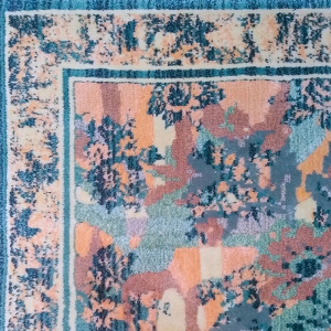 1990s Gorgeous Rug by Giorgetto Giugiaro for Paracchi. Pure wool. Made in Italy