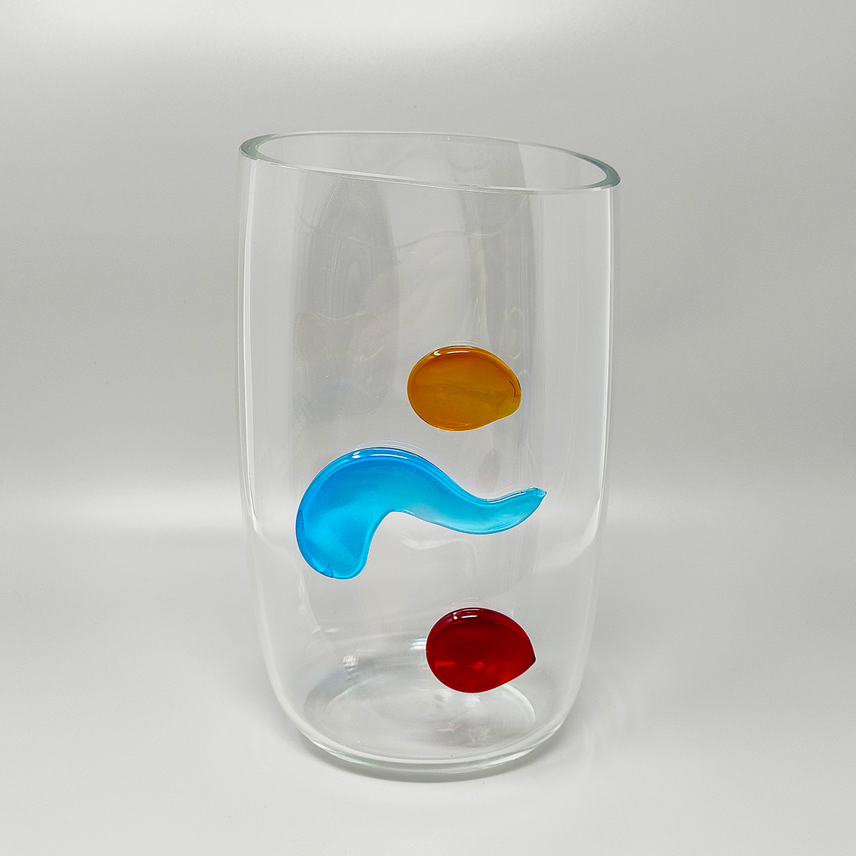 1990s Astonishing Vase by Alfredo Barbini. Made in Italy