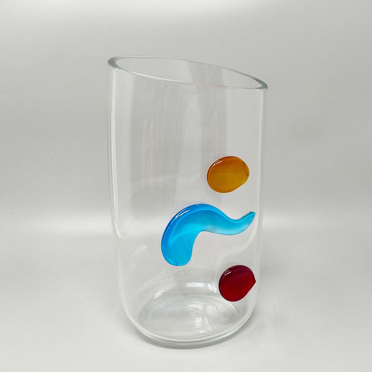 1990s Astonishing Vase by Alfredo Barbini. Made in Italy