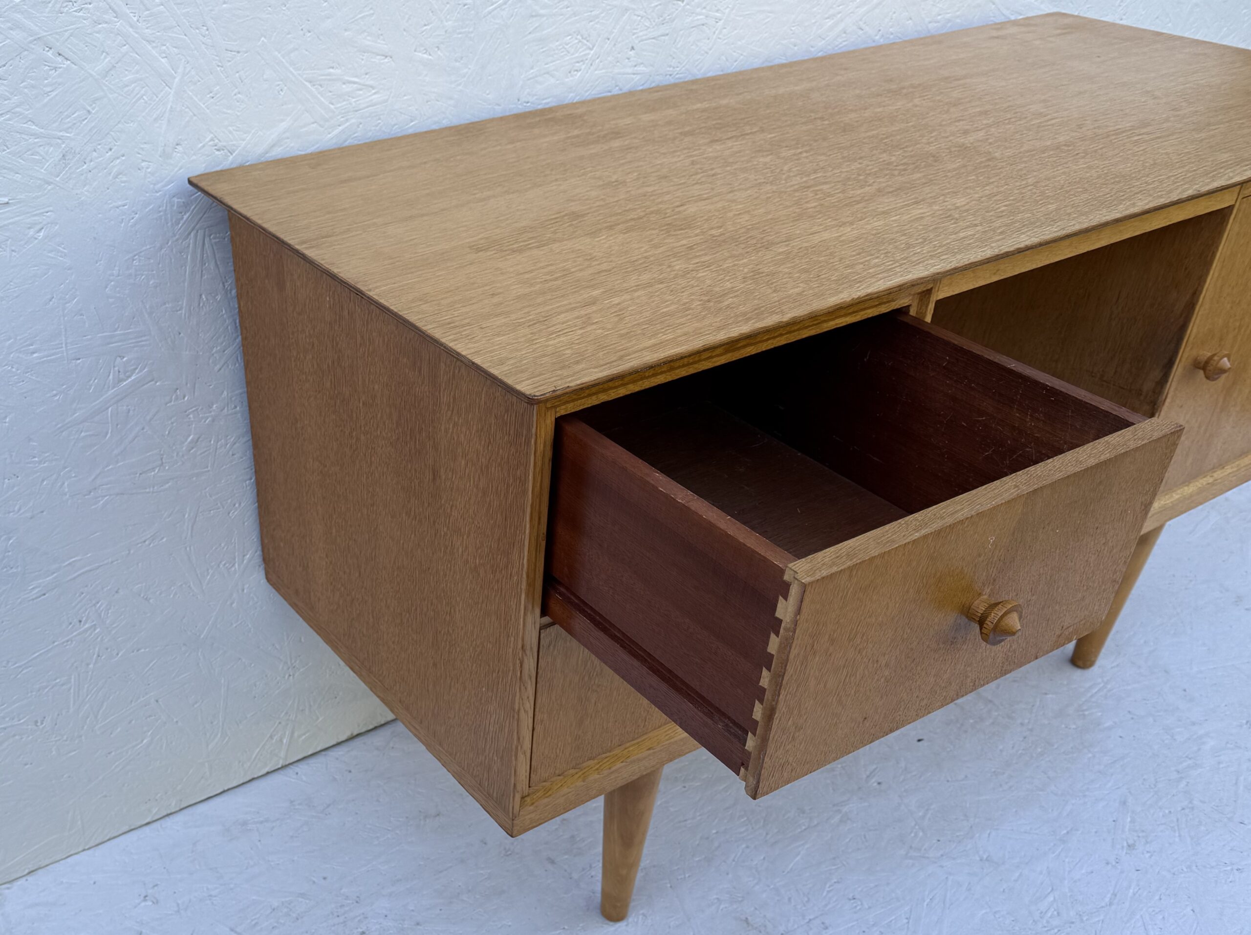 Mid Century Light Oak Desk