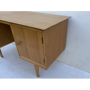 Mid Century Light Oak Desk