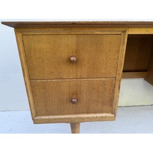 Mid Century Light Oak Desk