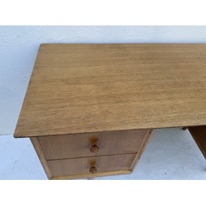 Mid Century Light Oak Desk