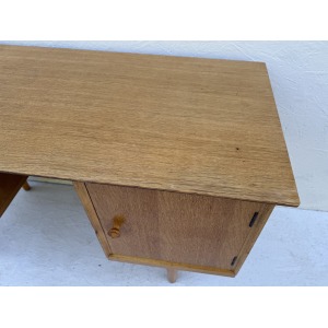 Mid Century Light Oak Desk