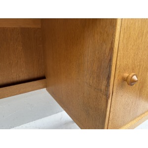 Mid Century Light Oak Desk