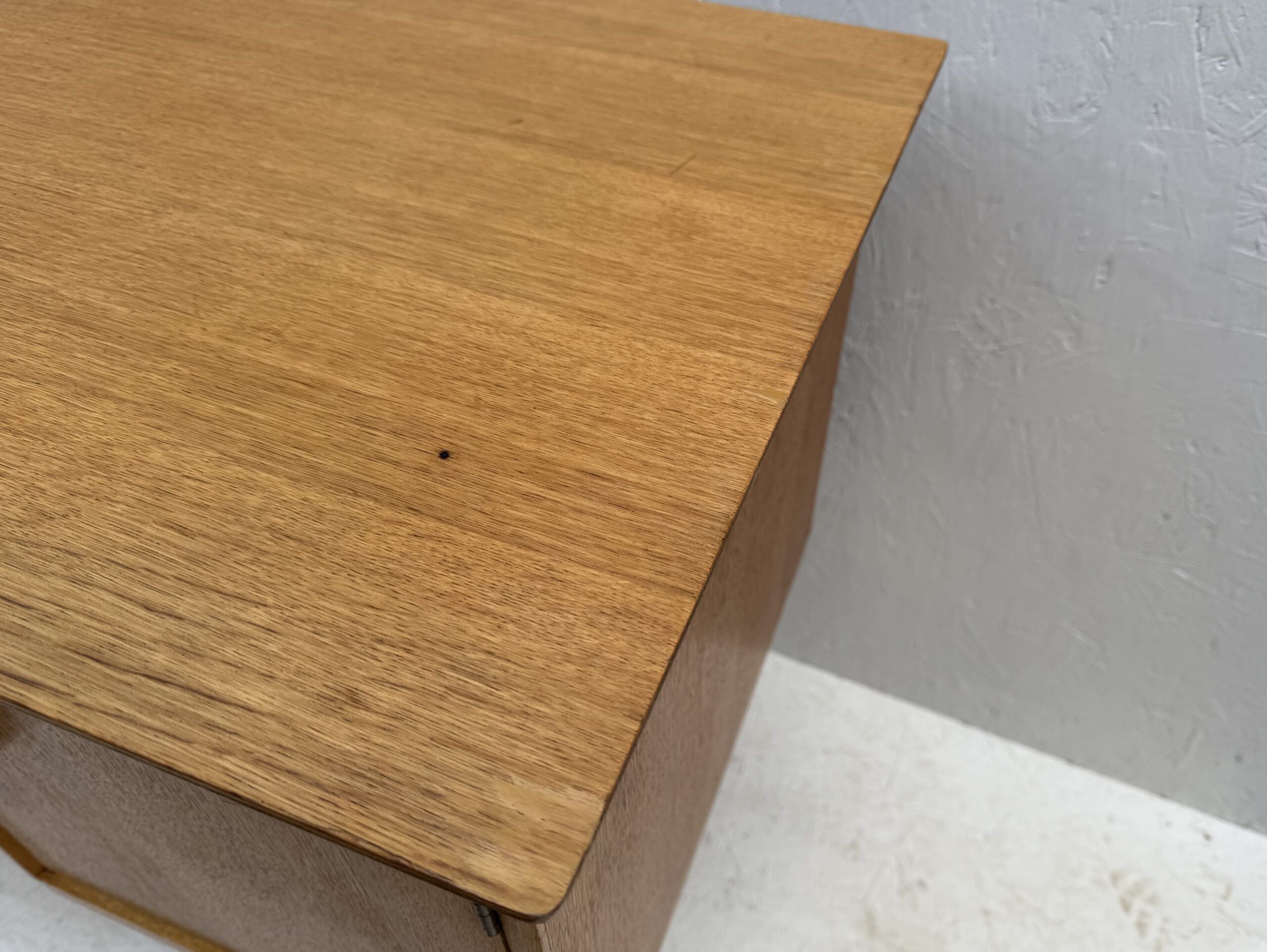 Mid Century Light Oak Desk