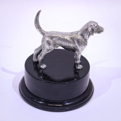 Silver Sculpture of a Dog by A.E. Jones - Image 5