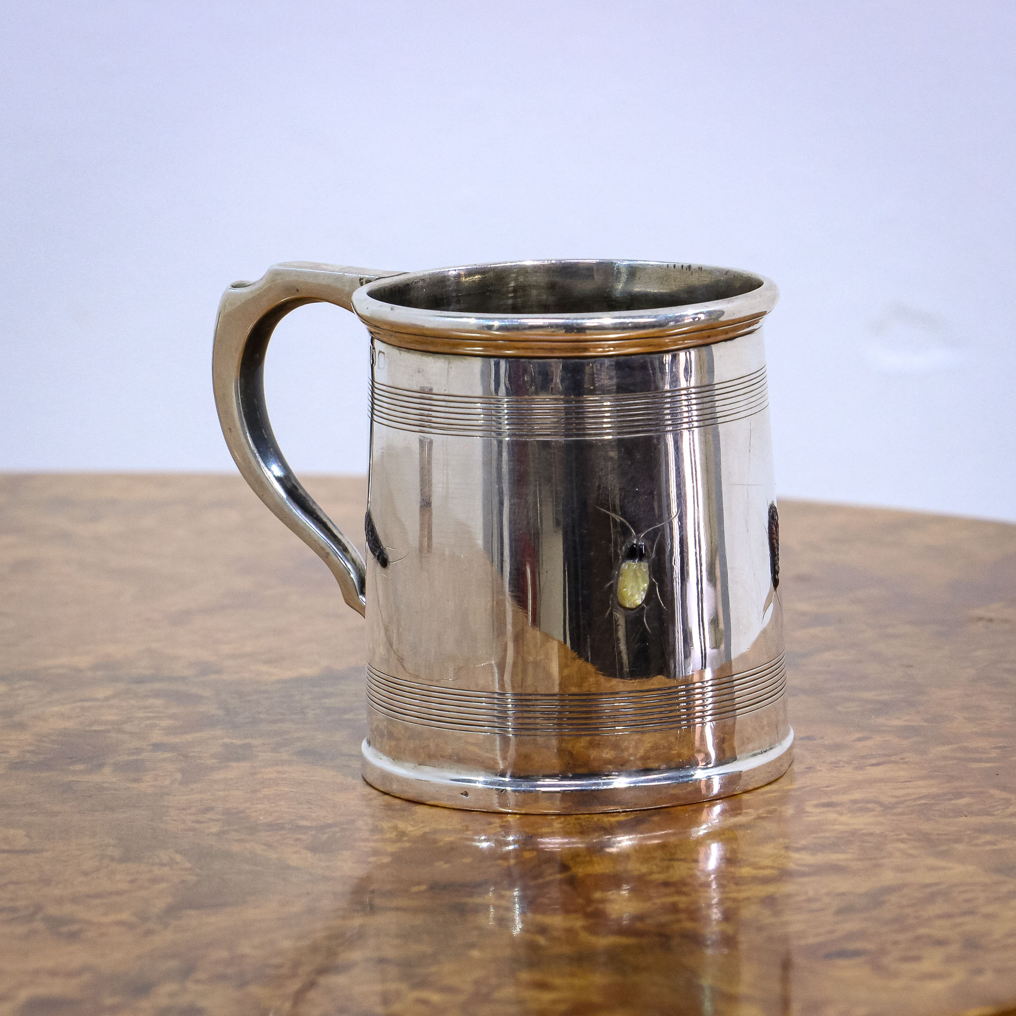 Silver Shibayama Cup by Zimmerman
