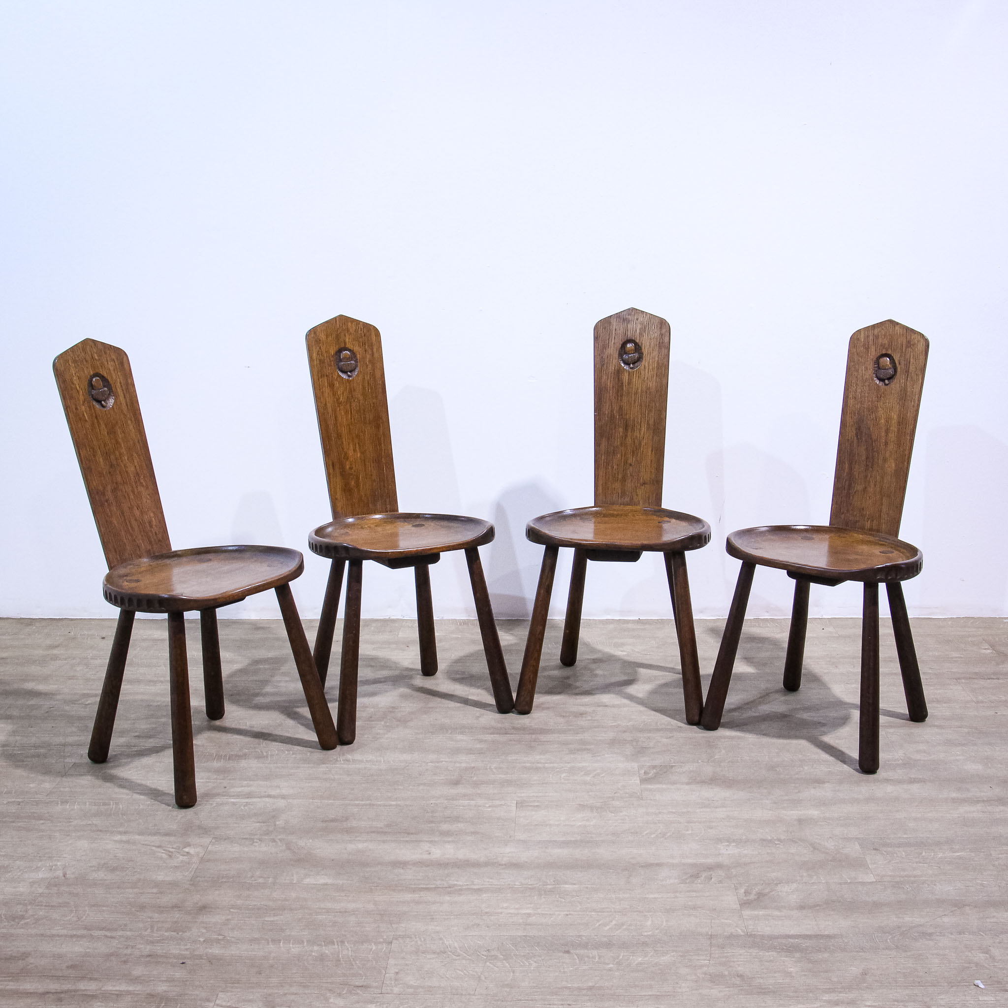 Oak Dining Suite with Table, 4 Chairs & Sideboard