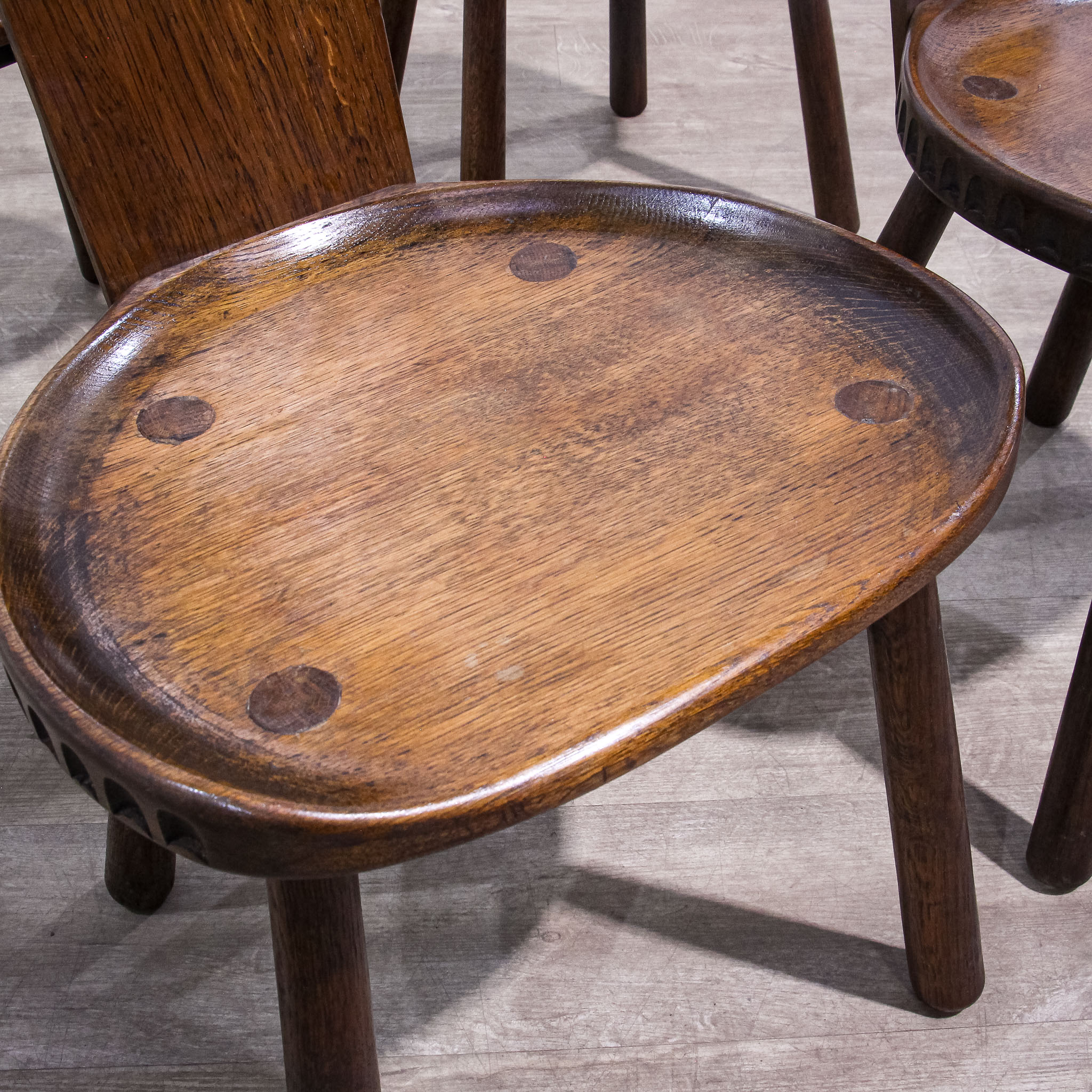 Oak Dining Suite with Table, 4 Chairs & Sideboard