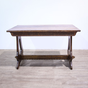 Oak Dining Suite with Table, 4 Chairs & Sideboard