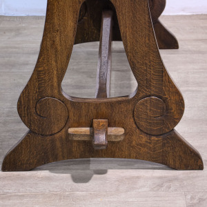Oak Dining Suite with Table, 4 Chairs & Sideboard