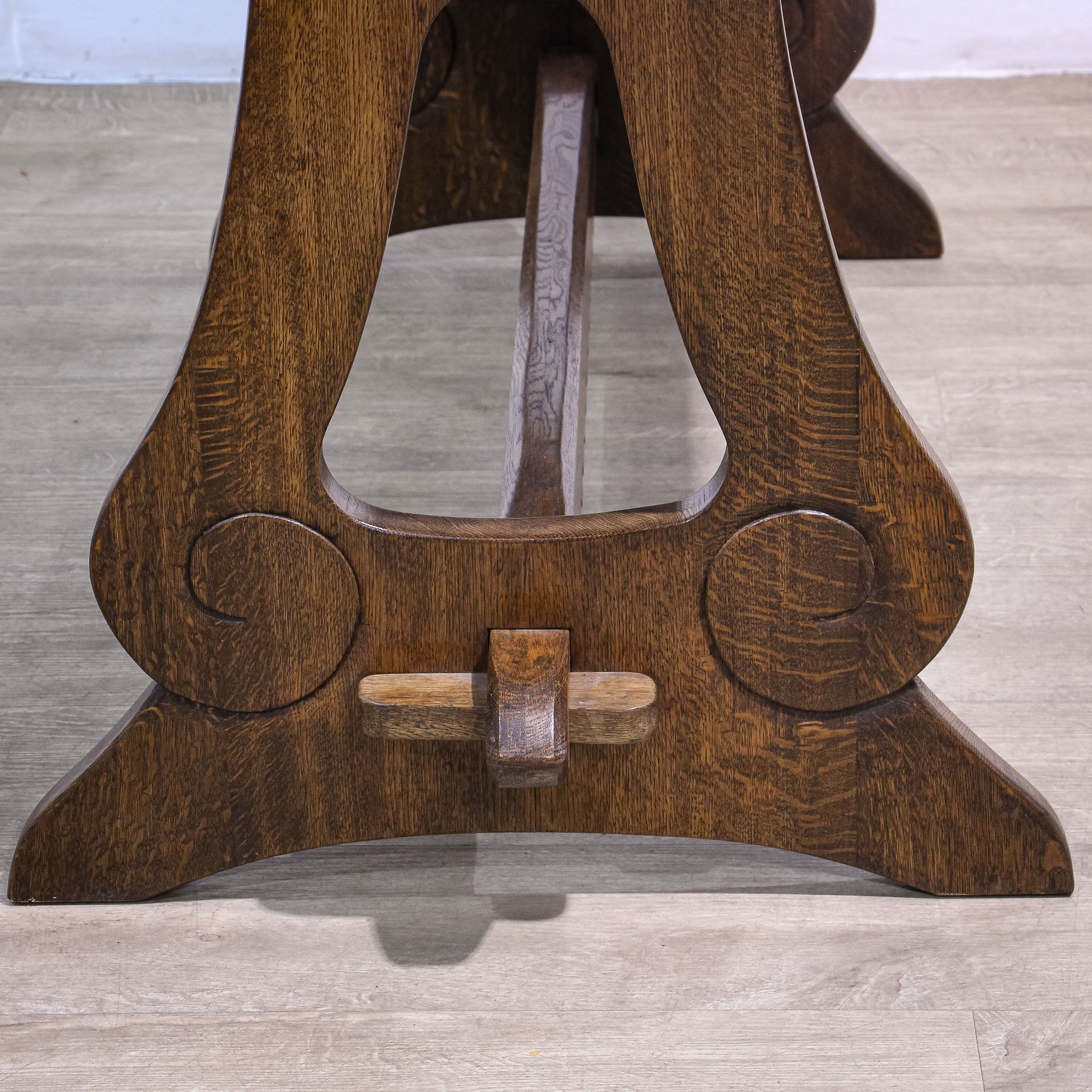 Oak Dining Suite with Table, 4 Chairs & Sideboard