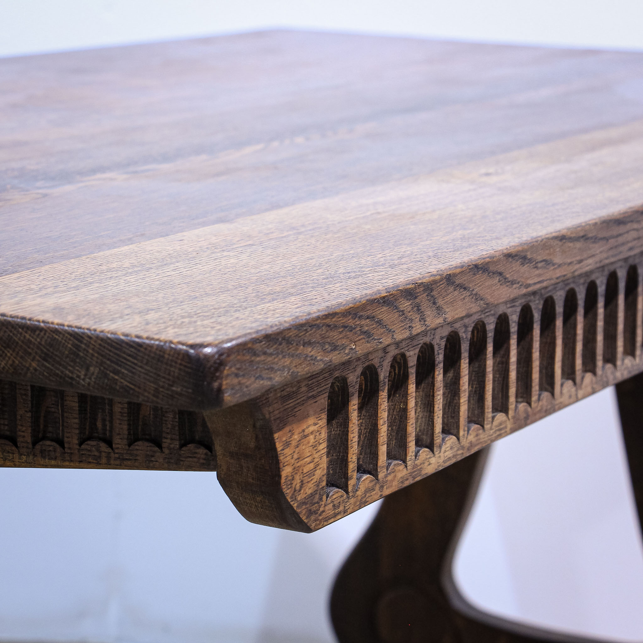 Oak Dining Suite with Table, 4 Chairs & Sideboard