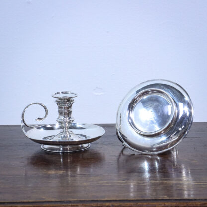Pair of Sterling Silver Victorian Chambersticks - Image 8