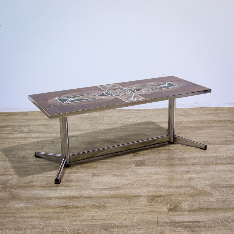 Belarti Style Ceramic Tile Topped Coffee Table - Image 2