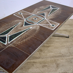 Belarti Style Ceramic Tile Topped Coffee Table