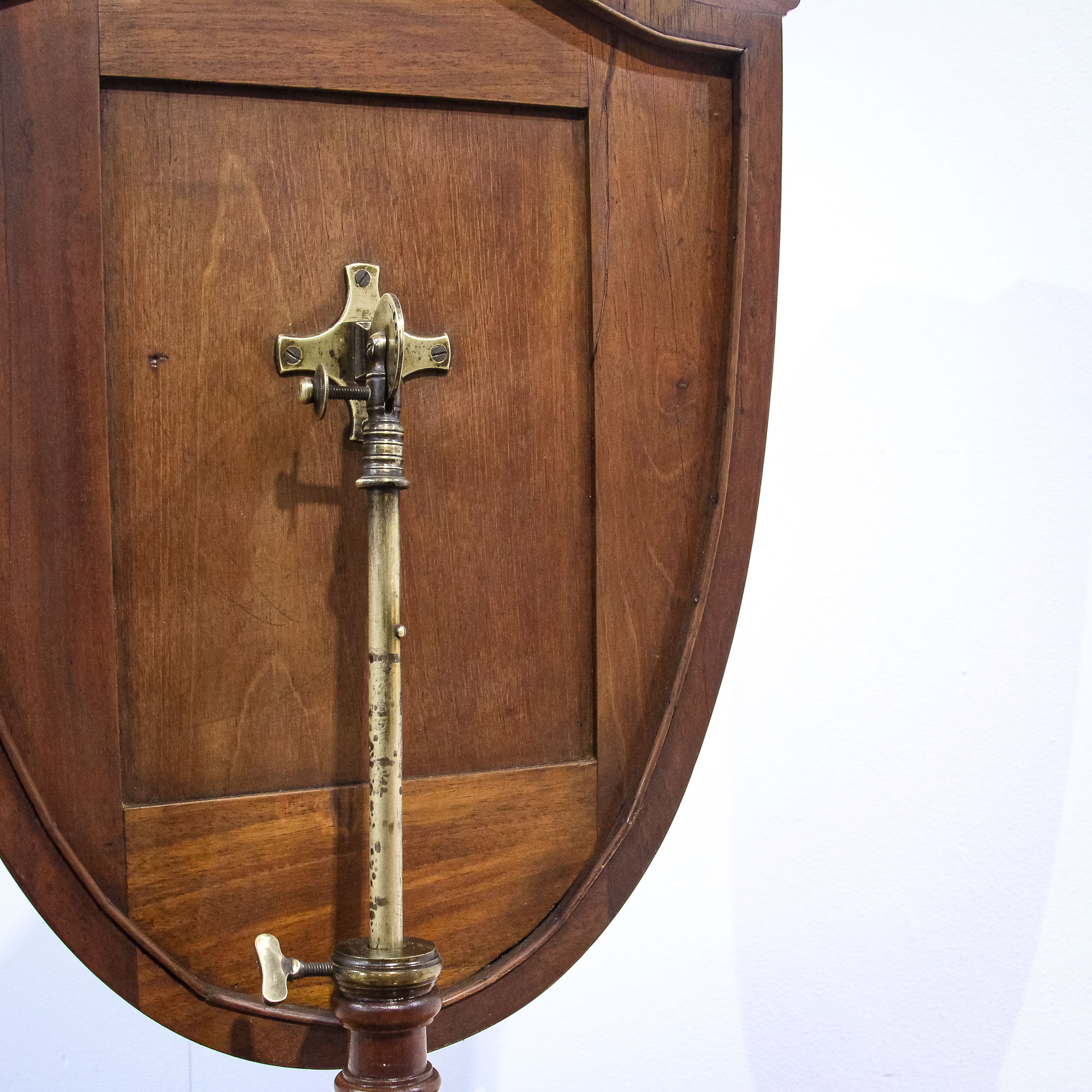 Inlaid Dressing or Shaving Stand with Adjustable Mirror