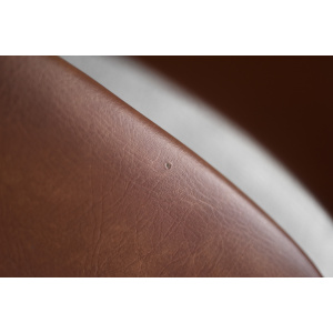Vintage Mid-Century Scandinavian Modern Mahogany Office Chair, 1960s