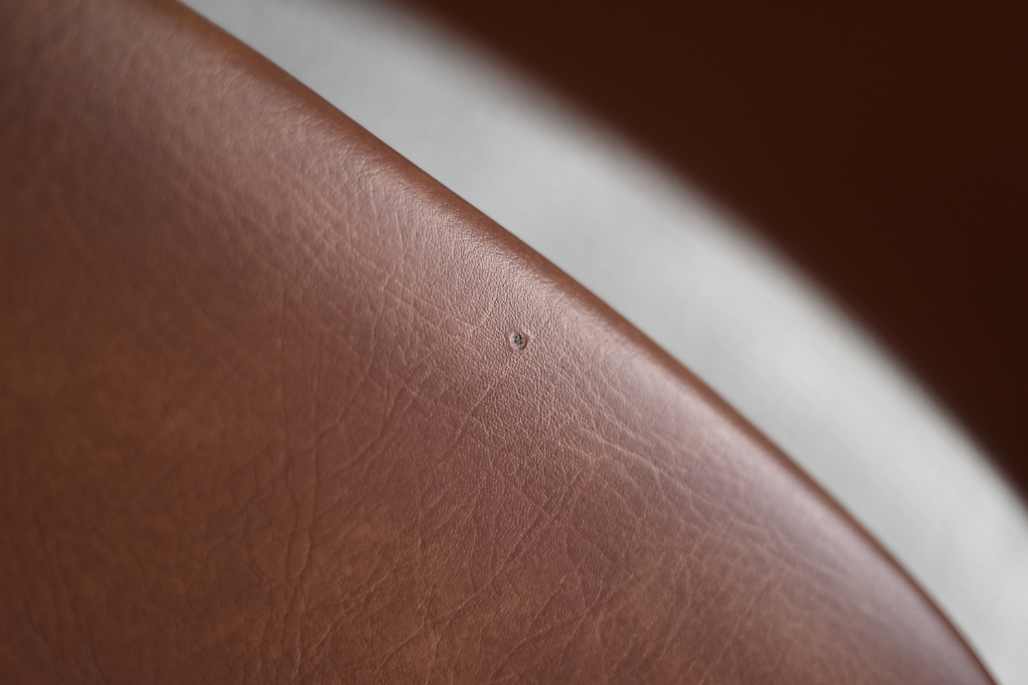 Vintage Mid-Century Scandinavian Modern Mahogany Office Chair, 1960s