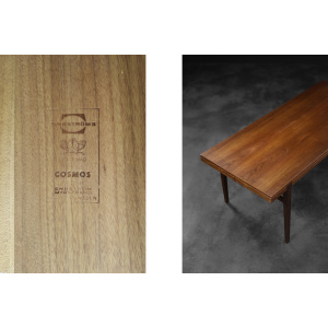 Vintage Mid-Century Modern Swedish Cosmos Coffee Table by Sven Engström & Gunnar Myrstrand for Tingströms, 1960s