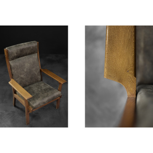 Rare Vintage Mid-Century Danish Modern Armchair Model GE 181 A by Hans J. Wegner for Getama, 1950s