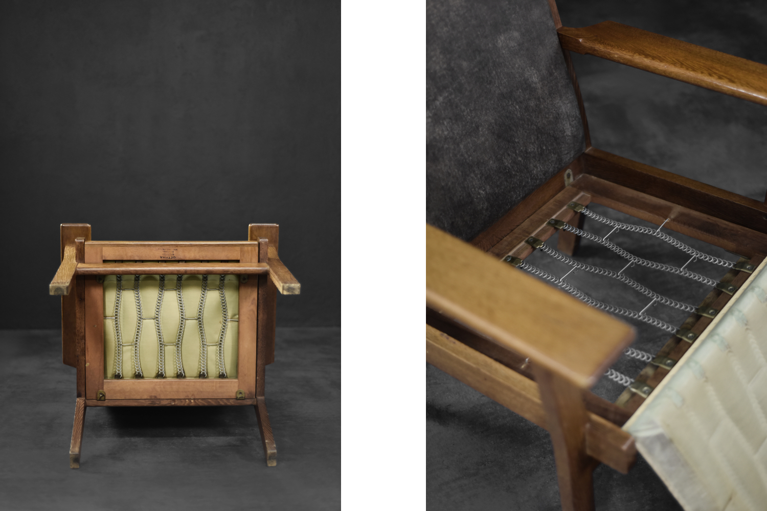 Rare Vintage Mid-Century Danish Modern Armchair Model GE 181 A by Hans J. Wegner for Getama, 1950s
