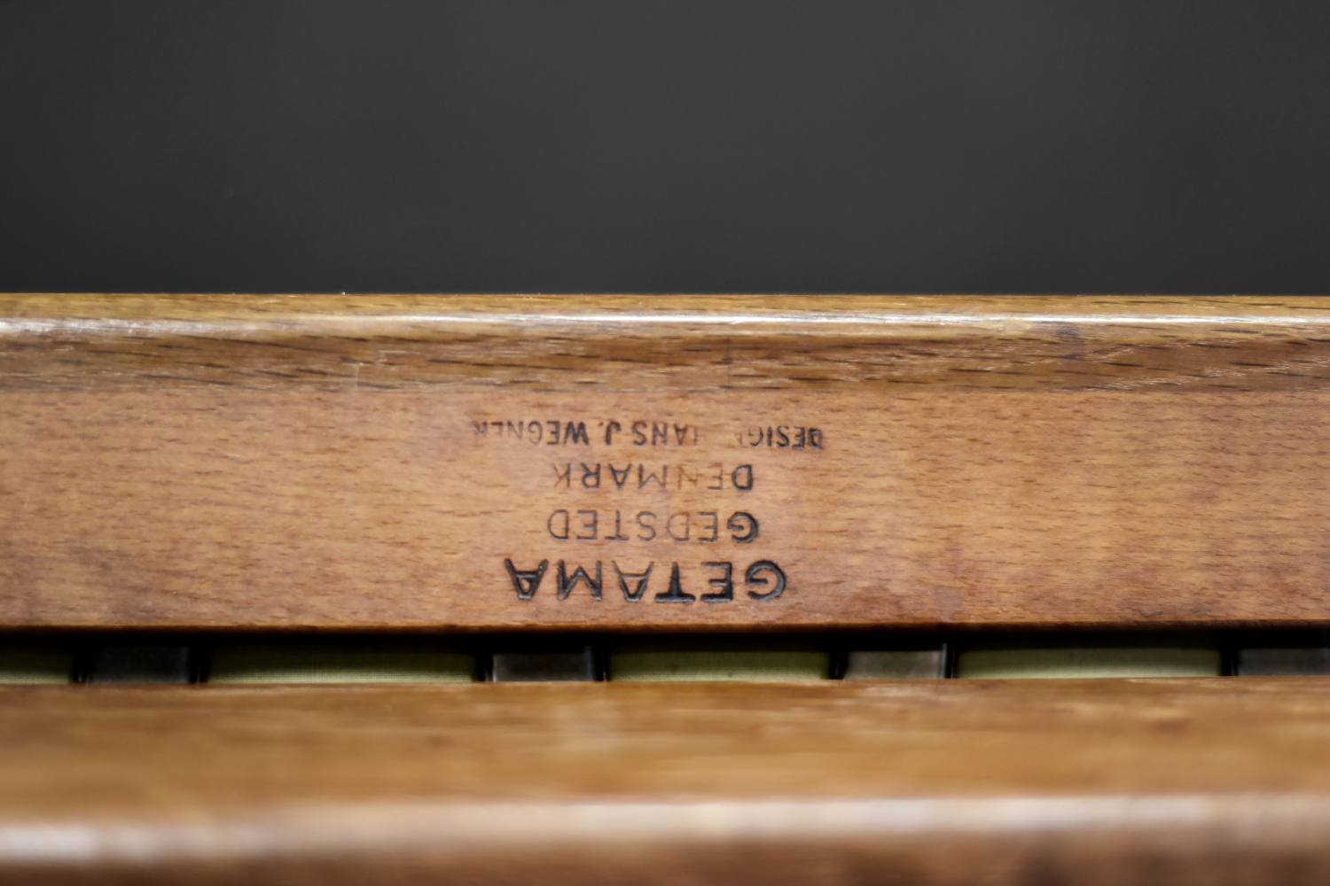 Rare Vintage Mid-Century Danish Modern Armchair Model GE 181 A by Hans J. Wegner for Getama, 1950s