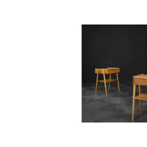 Vintage Mid-Century Scandinavian Modern Teak Nightstands from AB Carlstrom & Co Mobelfabrik, 1950s, Set of 2