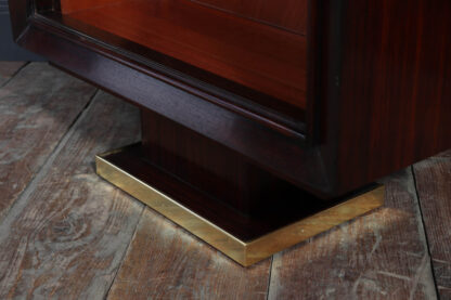 Pair Of French Art Deco Tall Open Bookcases C1925 - Image 11
