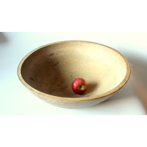 1850s - antique german wooden dough bowl