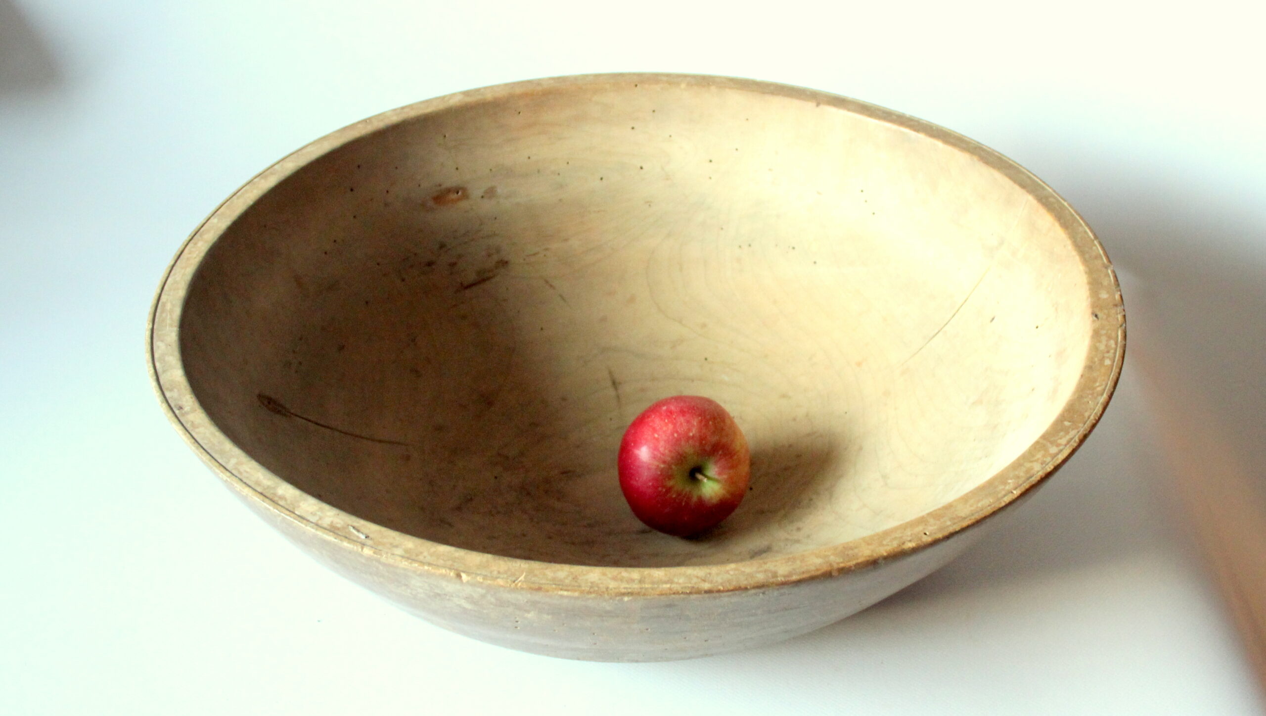 1850s - antique german wooden dough bowl
