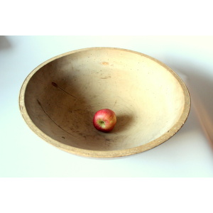 1850s - antique german wooden dough bowl