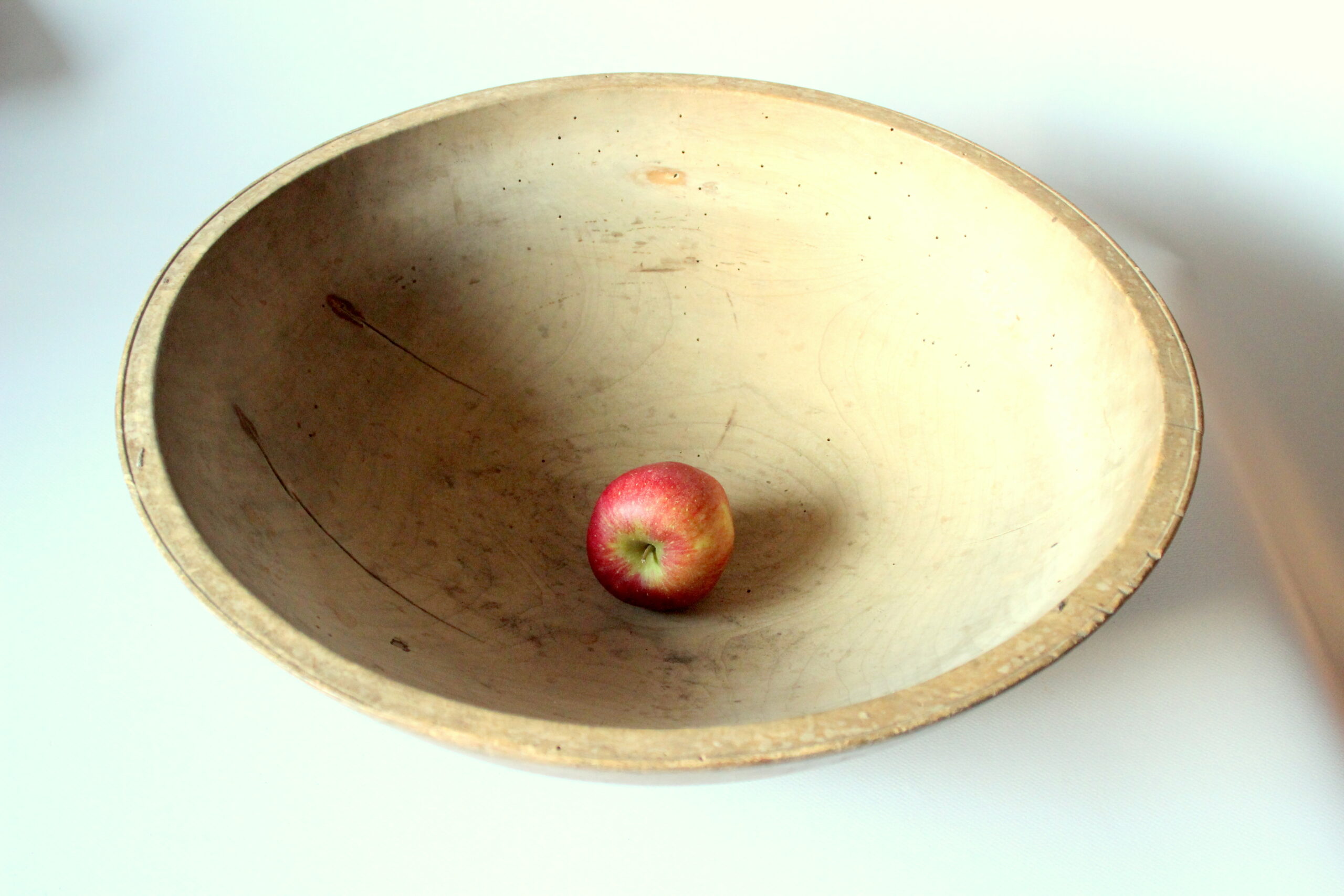 1850s - antique german wooden dough bowl