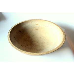1850s - antique german wooden dough bowl
