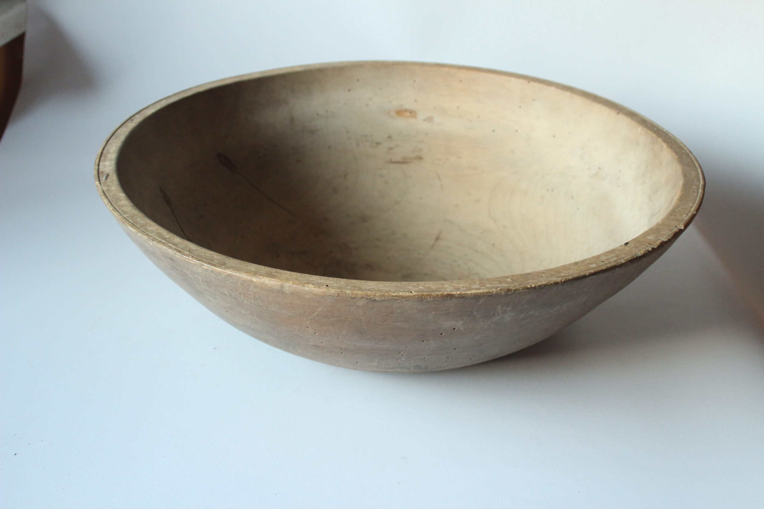 1850s - antique german wooden dough bowl