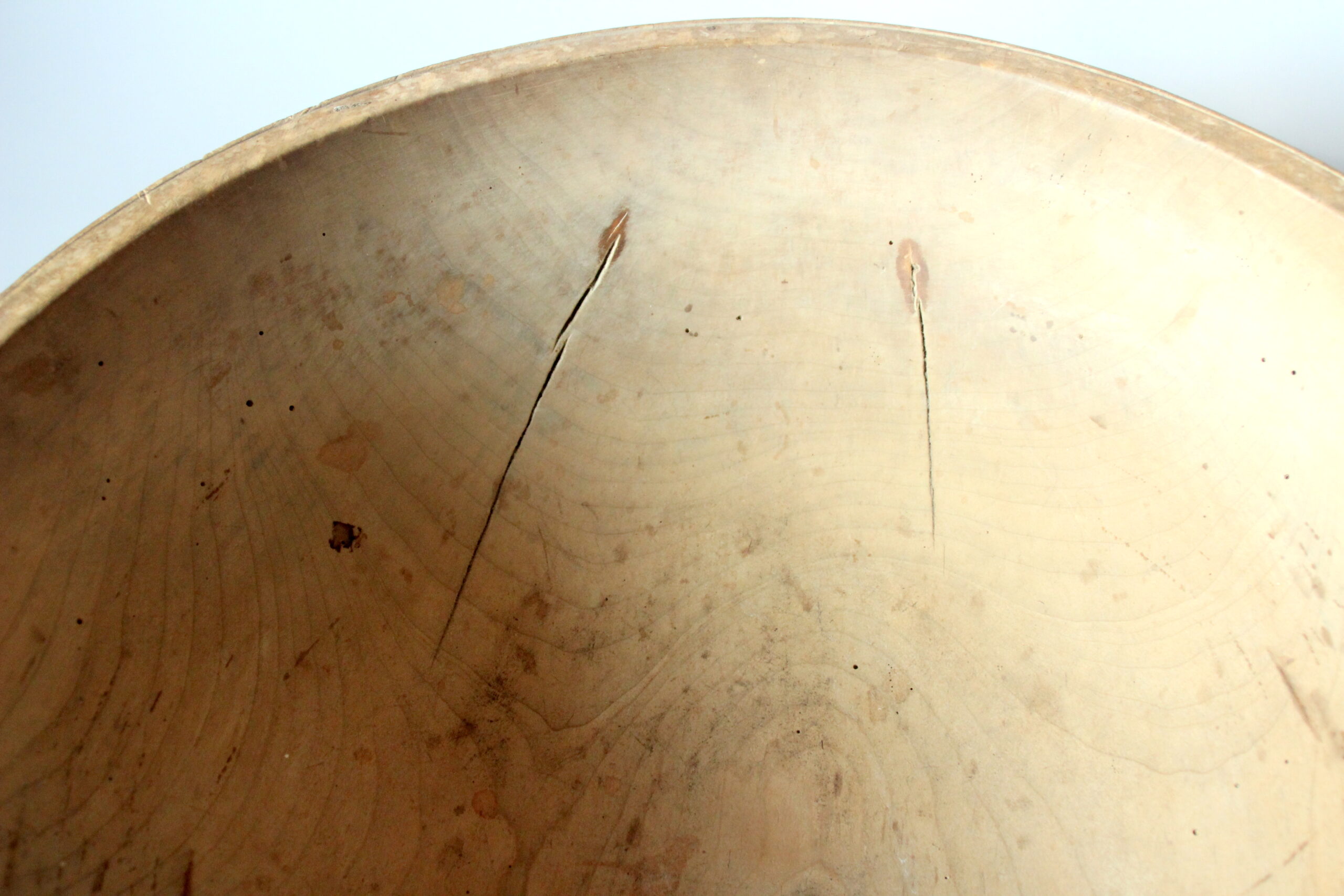 1850s - antique german wooden dough bowl