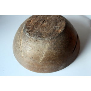 1850s - antique german wooden dough bowl