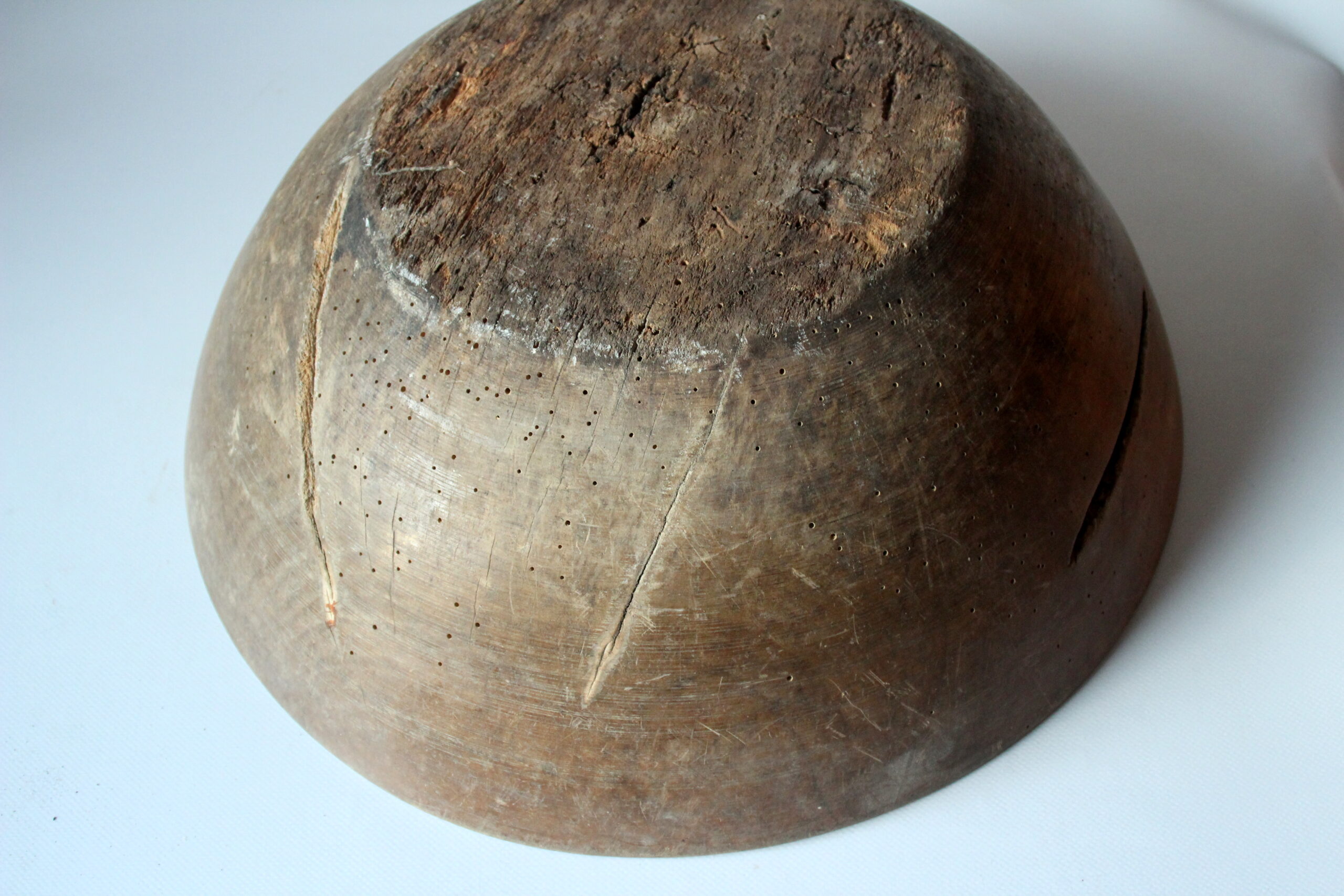 1850s - antique german wooden dough bowl