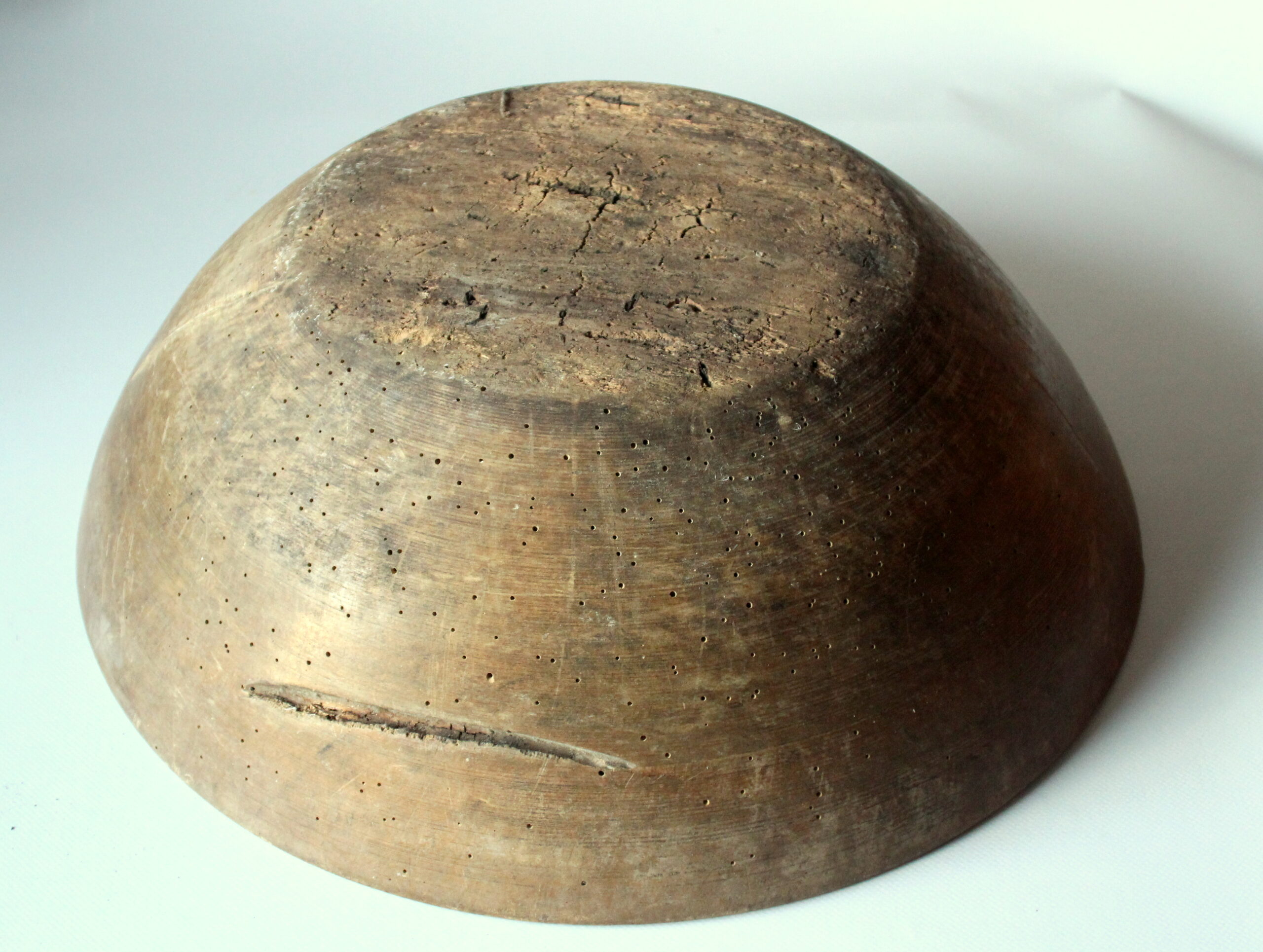 1850s - antique german wooden dough bowl