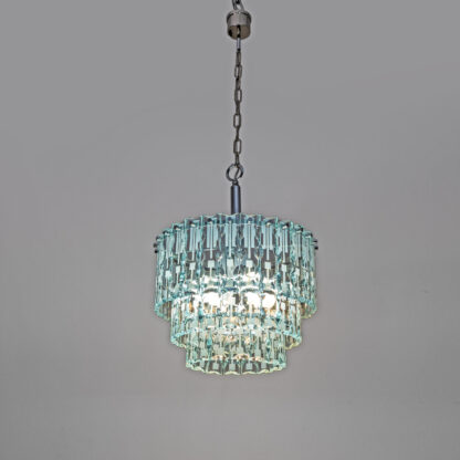 Ground Crystal Chandelier by Cristal Art, Italy, 1970s - Image 4